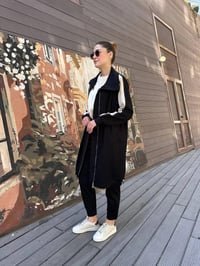 Misswhence 38400 Siyah Şerit Detaylı İkili Takım