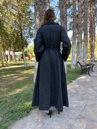Misswhence 38505 Siyah Keçe Kaban
