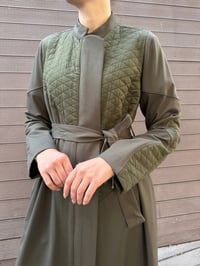 Misswhence 38527 Haki Kapitone Detaylı Kap