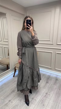 Misswhence 38831 Vizon Tafta Elbise