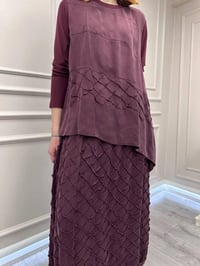 Misswhence 39002 Bordo Tunik Etek Takım