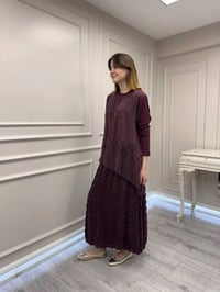 Misswhence 39002 Bordo Tunik Etek Takım