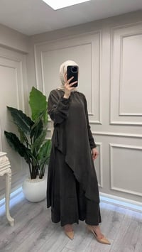 Misswhence 39003 Kahverengi Tunik Takım
