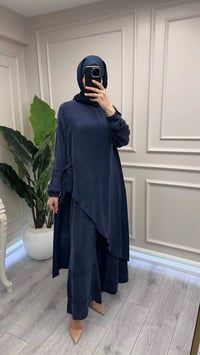 Misswhence 39003 Lacivert Tunik Takım