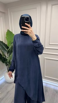 Misswhence 39003 Lacivert Tunik Takım