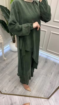 Misswhence 39003 Yeşil Tunik Takım
