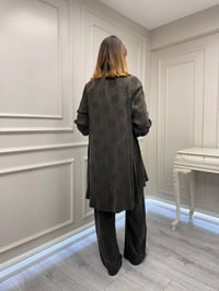 Misswhence 39019 Kahverengi Gömlek Pantolon Takım