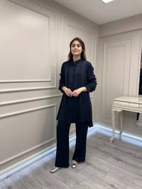 Misswhence 39019 Lacivert Gömlek Pantolon Takım