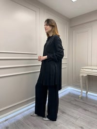 Misswhence 39019 Siyah Gömlek Pantolon Takım