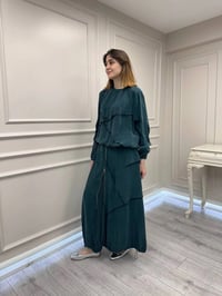 Misswhence 39020 Zümrüt Eteği Fermuar Detaylı Takım