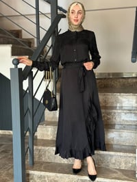 Misswhence 39032 Siyah Etekli İkili Takım