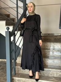 Misswhence 39032 Siyah Etekli İkili Takım