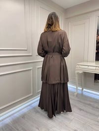 Misswhence 39203 Kahverengi Etek Takım