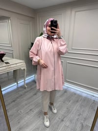 Misswhence 39302 Pembe Poplin Gömlek
