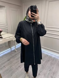 Misswhence 39302 Siyah Poplin Gömlek
