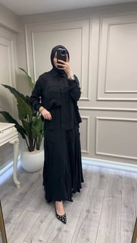Misswhence 39304 Siyah Etekli Takım