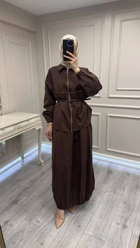 Misswhence 39307 Kahverengi Etekli Takım