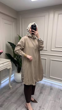 Misswhence 39406 Vizon Kapüşonlu Kap