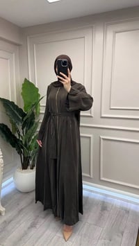 Misswhence 39506 Kahverengi Şal Detaylı Kap