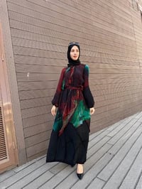 Misswhence 39802 Yeşil Elbise