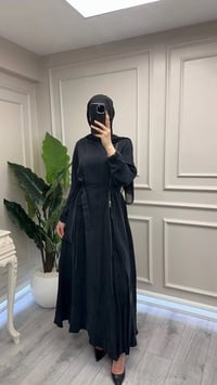 Misswhence 39809 Siyah Fermuar Detaylı Elbise