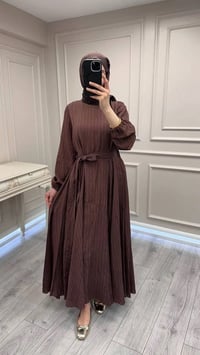 Misswhence 39844 Kahverengi Elbise