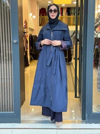 Misswhence 40110 Lacivert Çelik Örme Pantolon