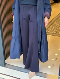 Misswhence 40110 Lacivert Çelik Örme Pantolon
