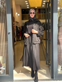 Misswhence 40201 Siyah Süet Ceket