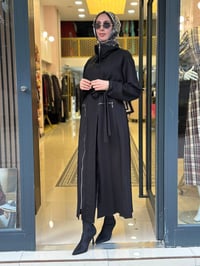 Misswhence 40517 Siyah Fermuar Detaylı Elbise