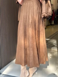 Misswhence 40901 Camel Süet Etek