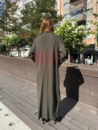 Misswhence MİSS 239 Haki Triko Elbise