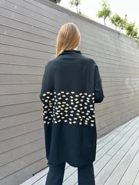 Misswhence MİSS 242 Camel Triko Damalı Tunik