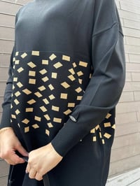 Misswhence MİSS 242 Camel Triko Damalı Tunik