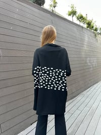 Misswhence MİSS 242 Ekru Triko Damalı Tunik