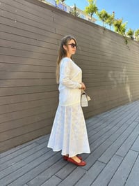 Misswhence MİSS 252-253 Ekru Triko Etekli Takım