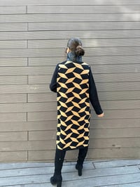 Misswhence MİSS217 Camel Deri Detaylı Triko Kap