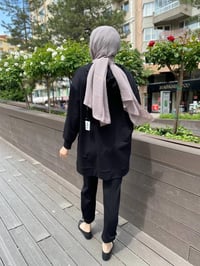 MY312 24S1118 Siyah Önü Dantelli Takım