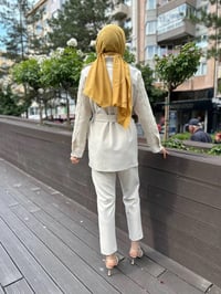 MY312 24S1122 Bej Kolları Dantelli Takım