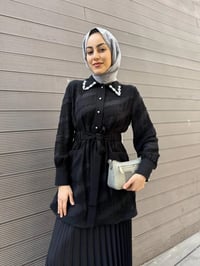 MY312 24S4199 Siyah Jakar Tunik
