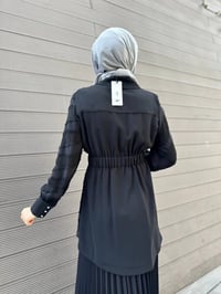 MY312 24S4199 Siyah Jakar Tunik