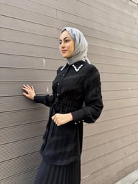 MY312 24S4199 Siyah Jakar Tunik