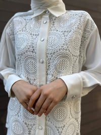 MY312 24S8190 Ekru Pul Payetli Tunik