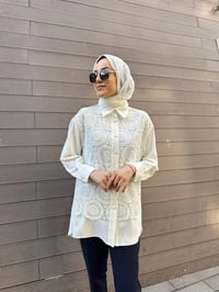 MY312 24S8190 Ekru Pul Payetli Tunik