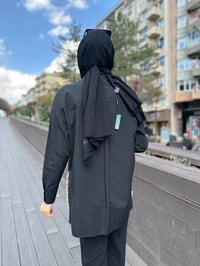 MY312 24S8216 Siyah İşlemeli Tunik