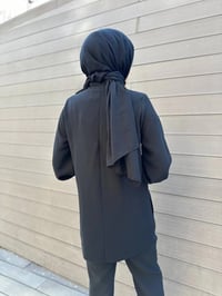 MY312 24S8231 Siyah Önü Taşlı Tunik