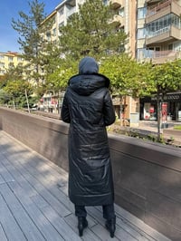 Ncl 23524 Siyah Şişme Peluş Mont