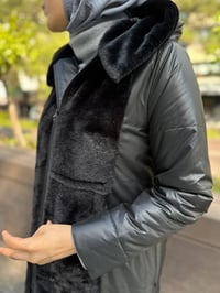 Ncl 23524 Siyah Şişme Peluş Mont