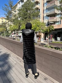 Ncl 23553 Siyah Peluş Şişme Mix Yelek