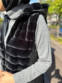 Ncl 23553 Siyah Peluş Şişme Mix Yelek